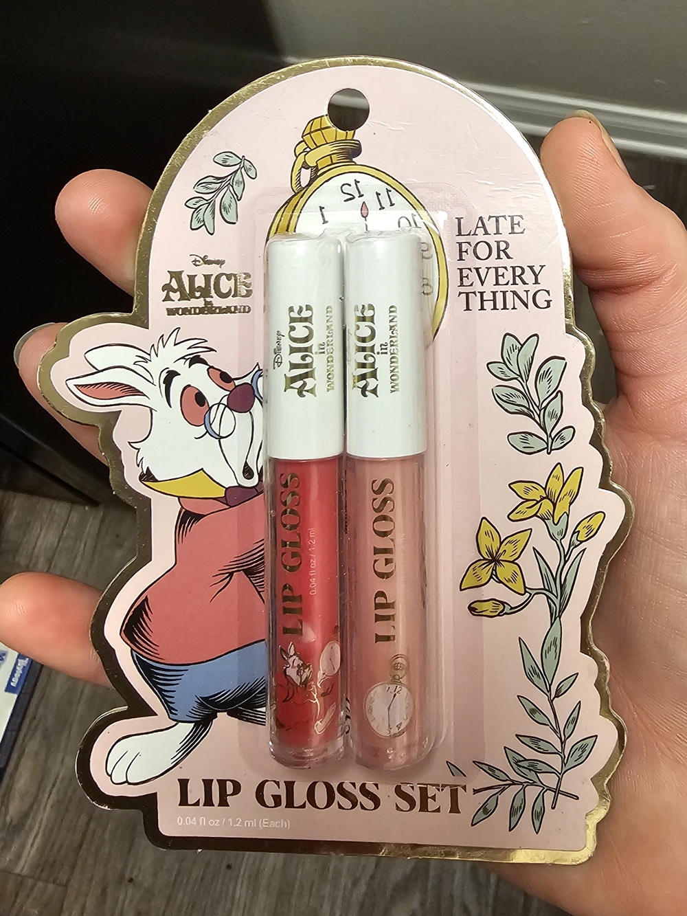 Alice in Wonderland Lip Gloss Set - Pink & Coral Shades